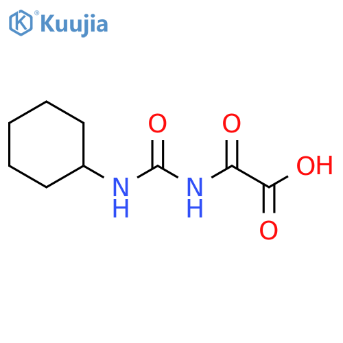 Acetic acid, [[(cyclohexylamino)carbonyl]amino]oxo- structure