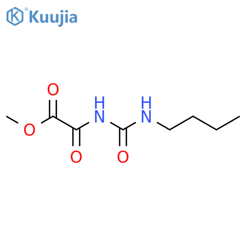 Acetic acid,2-[[(butylamino)carbonyl]amino]-2-oxo-, methyl ester structure
