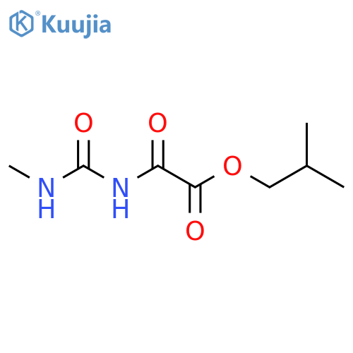 Acetic acid, [[(methylamino)carbonyl]amino]oxo-, 2-methylpropyl ester structure