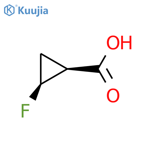 cis-2-fluorocyclopropane-1-carboxylic acid structure