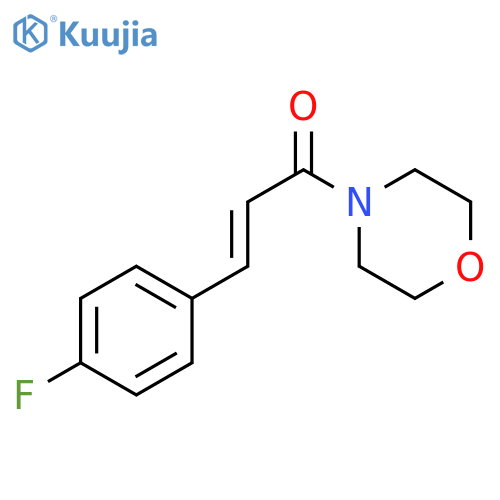 2-Propen-1-one,3-(4-fluorophenyl)-1-(4-morpholinyl)- structure