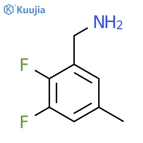 2,3-Difluoro-5-methylbenzylamine structure