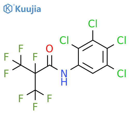 Propanamide,2,3,3,3-tetrafluoro-N-(2,3,4,5-tetrachlorophenyl)-2-(trifluoromethyl)- structure