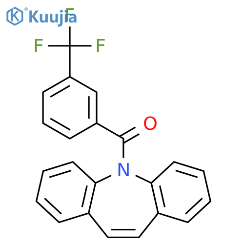 5H-Dibenz[b,f]azepine, 5-[3-(trifluoromethyl)benzoyl]- structure