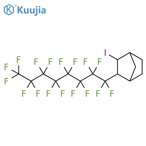 Bicyclo[2.2.1]heptane, 2-(heptadecafluorooctyl)-3-iodo- structure