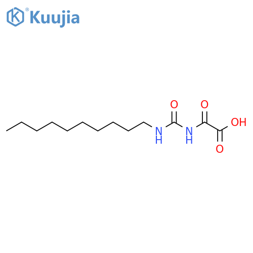 Acetic acid, [[(decylamino)carbonyl]amino]oxo- structure