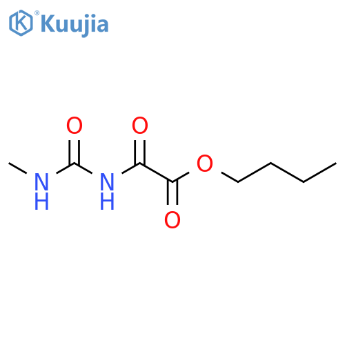 Acetic acid,2-[[(methylamino)carbonyl]amino]-2-oxo-, butyl ester structure