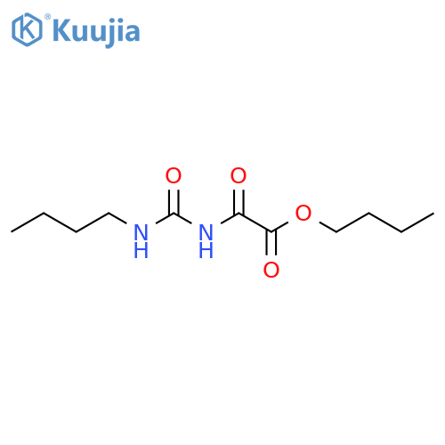 Acetic acid, [[(butylamino)carbonyl]amino]oxo-, butyl ester structure