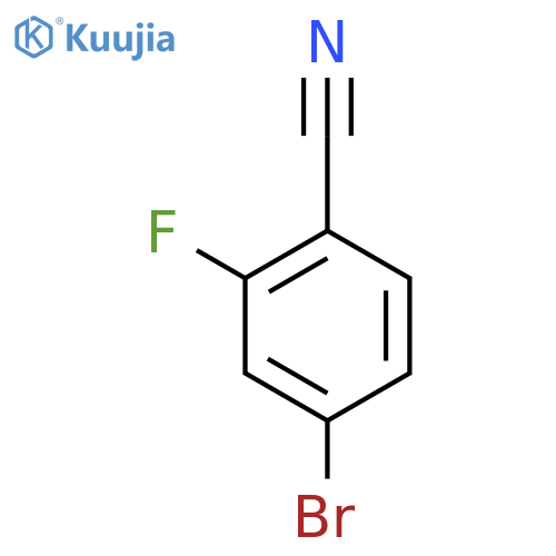 4-Bromo-2-fluorobenzonitrile structure