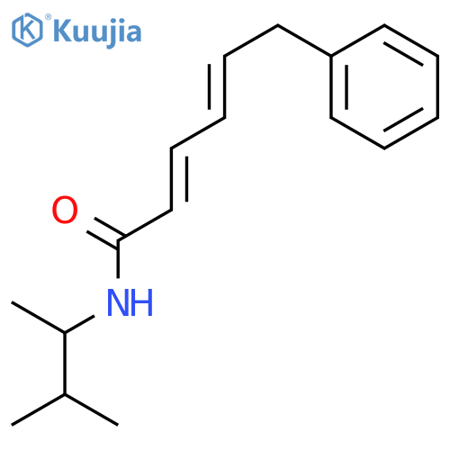2,4-Hexadienamide,N-(1,2-dimethylpropyl)-6-phenyl-, (E,E)- (9CI) structure