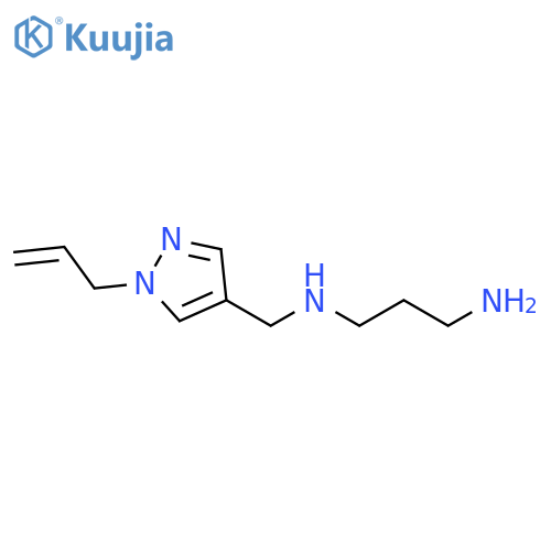 1,3-Propanediamine, N-[[1-(2-propenyl)-1H-pyrazol-4-yl]methyl]- structure