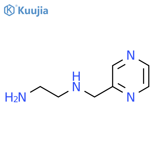 1,2-Ethanediamine, N-(pyrazinylmethyl)- structure