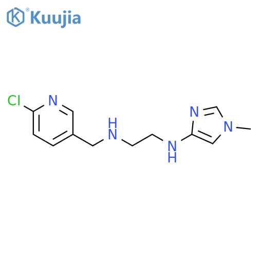 1,2-Ethanediamine, N1-[(6-chloro-3-pyridinyl)methyl]-N2-(1-methyl-1H-imidazol-4-yl)- structure