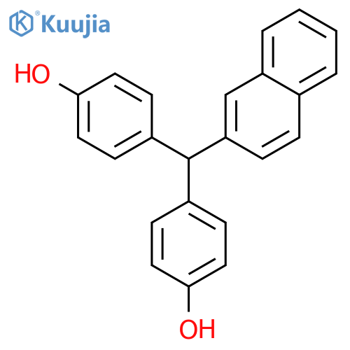 Phenol, 4,4'-(2-naphthalenylmethylene)bis- structure