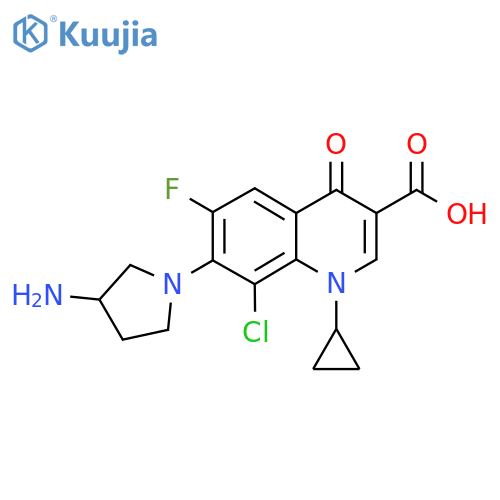 Clinafloxacin structure