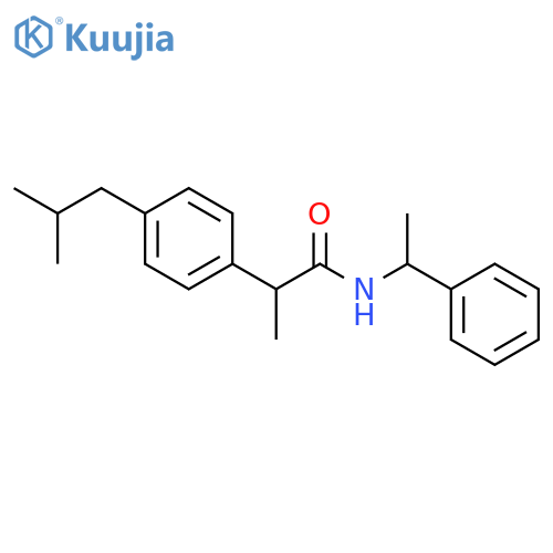 N-(1-Phenylethyl) Ibuprofen Amide(Mixture of 4 Diastereomers) structure