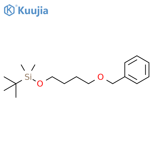 Silane, (1,1-dimethylethyl)dimethyl[4-(phenylmethoxy)butoxy]- structure