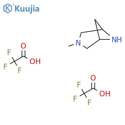 3-Methyl-3,6-diazabicyclo[3.1.1]heptane; bis(trifluoroacetic acid) structure