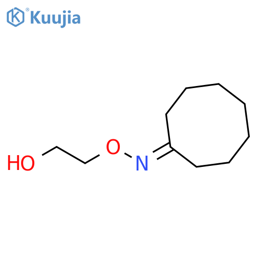Cyclooctanone, O-(2-hydroxyethyl)oxime structure