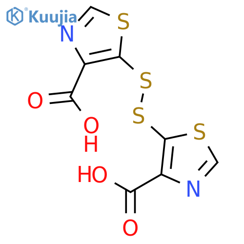 4-THIAZOLECARBOXYLIC ACID, 5,5'-DITHIOBIS- structure