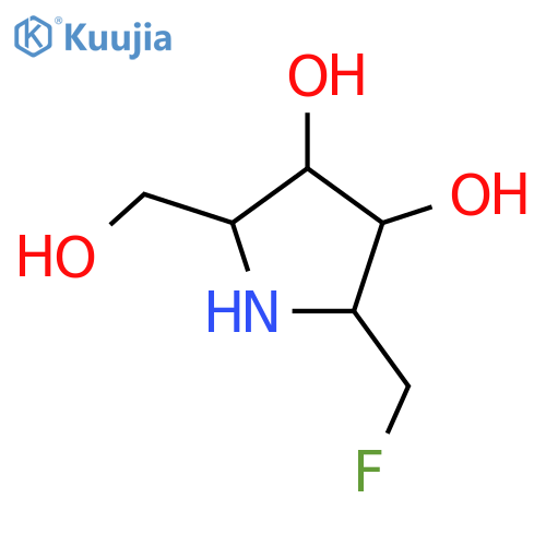 3,4-Pyrrolidinediol, 2-(hydroxymethyl)-,(2S,3R,4R)- structure