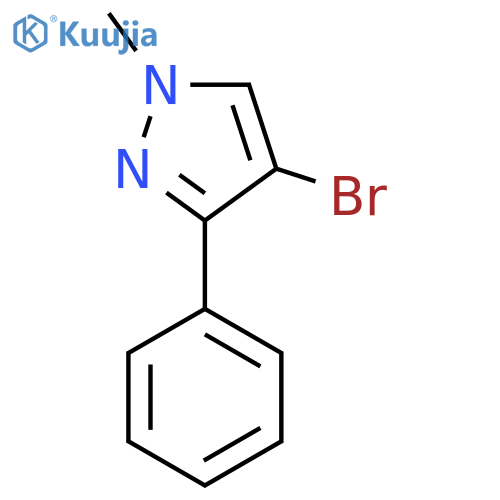 4-bromo-1-methyl-3-phenyl-1H-pyrazole structure