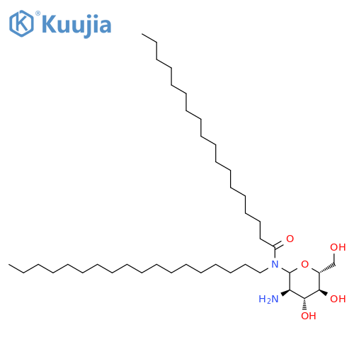 Octadecanamide, N-(2-amino-2-deoxy-D-glucopyranosyl)-N-octadecyl- structure