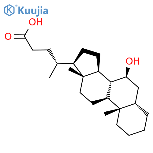 7β-Hydroxy-5β-cholanoic Acid structure