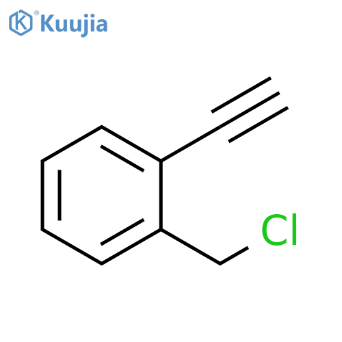 1-(chloromethyl)-2-ethynylbenzene structure