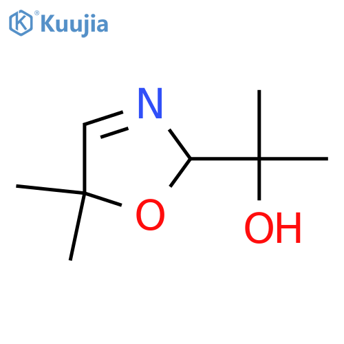 2-Oxazolemethanol, 2,5-dihydro-α,α,5,5-tetramethyl- structure