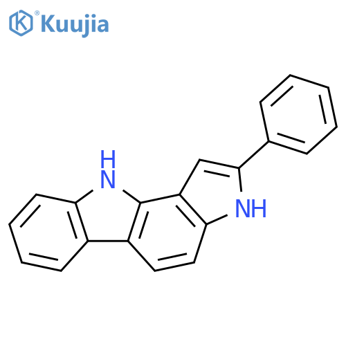 Pyrrolo[3,2-a]carbazole, 3,10-dihydro-2-phenyl- structure