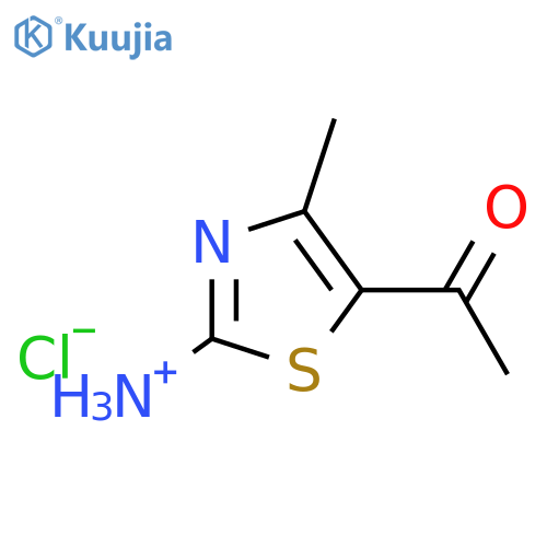 1-(2-Amino-4-methyl-1,3-thiazol-5-yl)ethan-1-one Hydrochloride structure