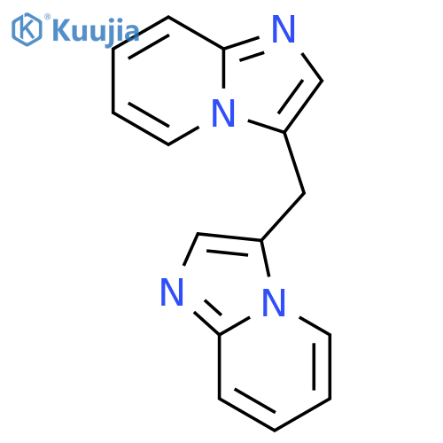 Imidazo[1,2-a]pyridine, 3,3'-methylenebis- structure