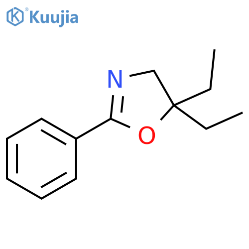 Oxazole, 5,5-diethyl-4,5-dihydro-2-phenyl- structure