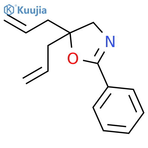 Oxazole, 4,5-dihydro-2-phenyl-5,5-di-2-propenyl- structure