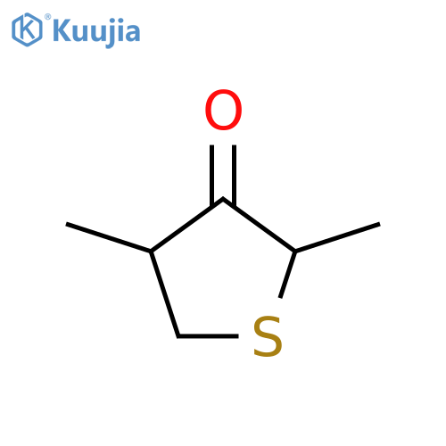 Dihydro-2,4-dimethyl-3(2H)-thiophenone structure