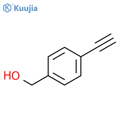 (4-Ethynylphenyl)methanol structure