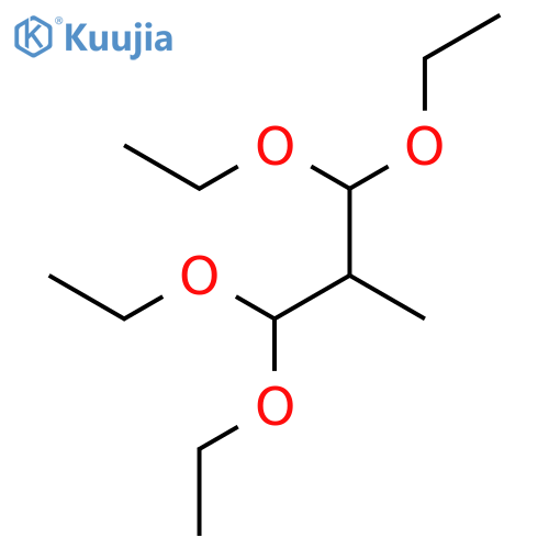 1,1,3,3-Tetraethoxy-2-methyl-propane structure