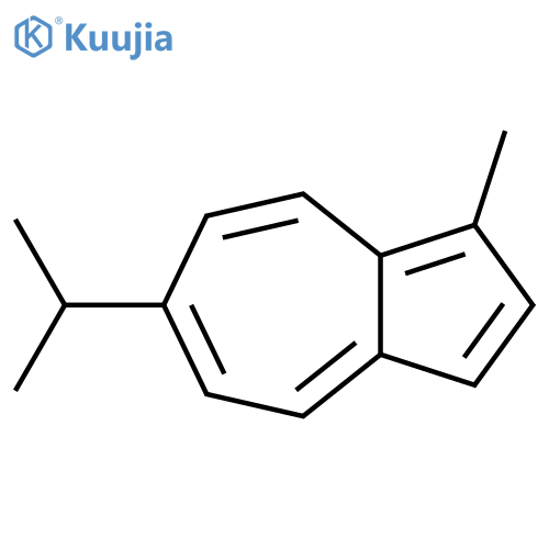 Azulene, 1-methyl-6-(1-methylethyl)- structure