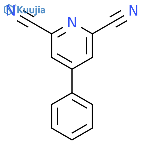 4-phenylpyridine-2,6-dicarbonitrile structure