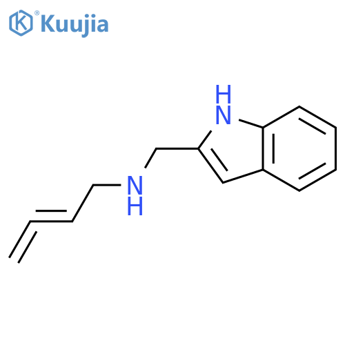 1H-Indole-2-methanamine, N-2,3-butadienyl- structure