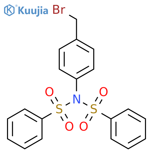 Benzenesulfonamide, N-[4-(bromomethyl)phenyl]-N-(phenylsulfonyl)- structure