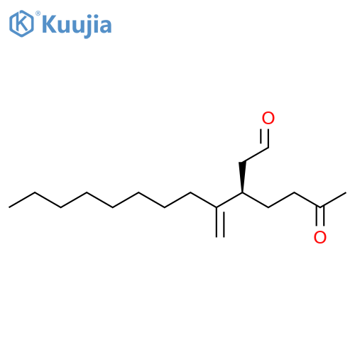 Dodecanal, 4-methylene-3-(3-oxobutyl)-, (R)- structure