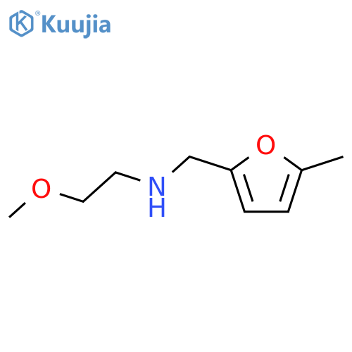 (2-methoxyethyl)[(5-methylfuran-2-yl)methyl]amine structure