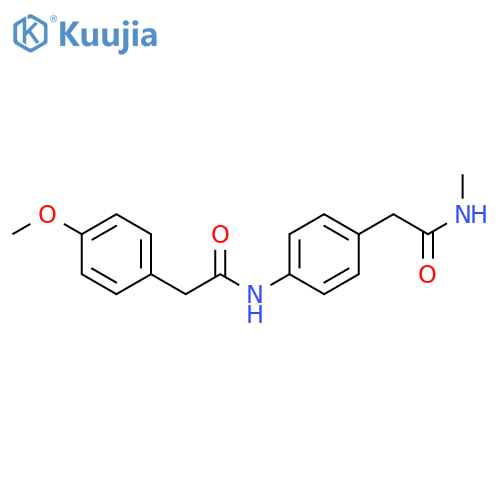 2-{4-2-(4-methoxyphenyl)acetamidophenyl}-N-methylacetamide structure