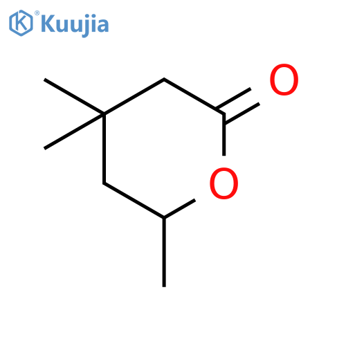 2H-Pyran-2-one,tetrahydro-4,4,6-trimethyl- structure