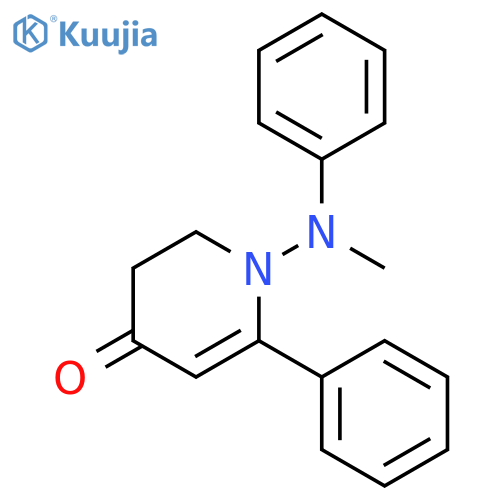 4(1H)-Pyridinone, 2,3-dihydro-1-(methylphenylamino)-6-phenyl- structure
