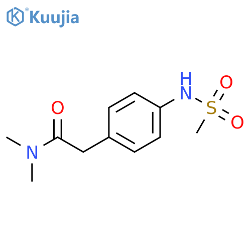 2-(4-methanesulfonamidophenyl)-N,N-dimethylacetamide structure