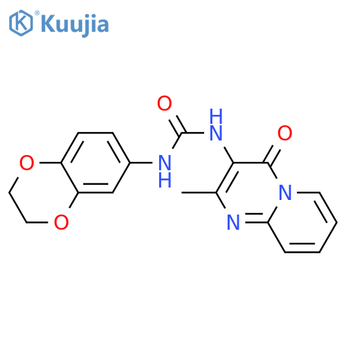1-(2,3-dihydro-1,4-benzodioxin-6-yl)-3-{2-methyl-4-oxo-4H-pyrido1,2-apyrimidin-3-yl}urea structure