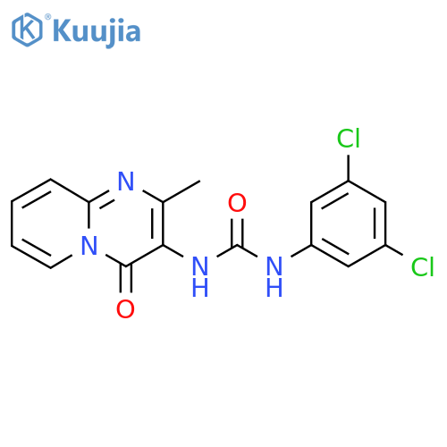 1-(3,5-dichlorophenyl)-3-{2-methyl-4-oxo-4H-pyrido1,2-apyrimidin-3-yl}urea structure